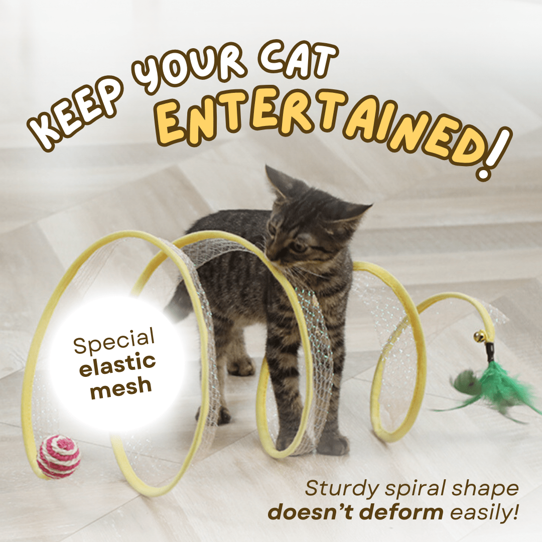 Open Tunnel Toy - MaoMao - Paws