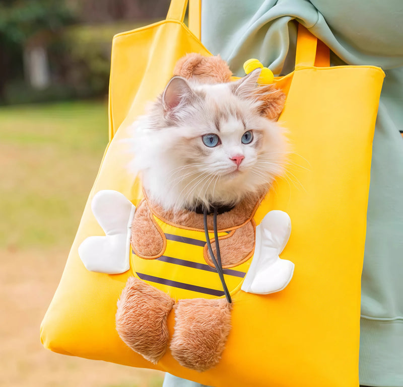 Bee-Shaped Cat Carrier Fixed My Cat’s Fear of Going Outside!