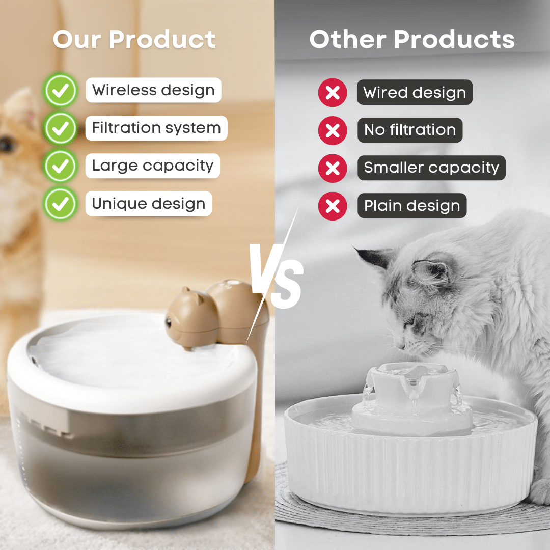Tiny Bear Water Dispenser - MaoMao - Paws