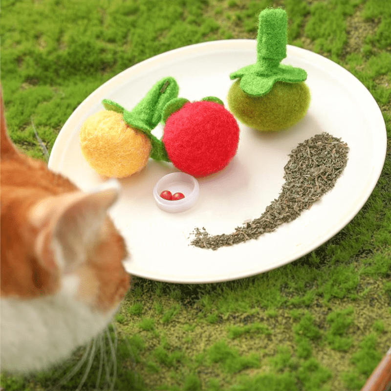 Tomato String Toy - MaoMao - Paws