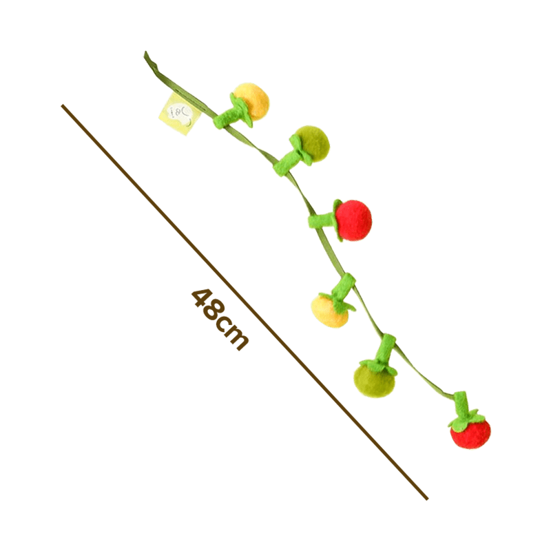 Tomato String Toy - MaoMao - Paws