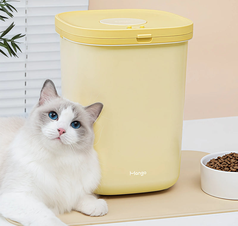 Press to Lock Freshness! No More Stale Pet Food!